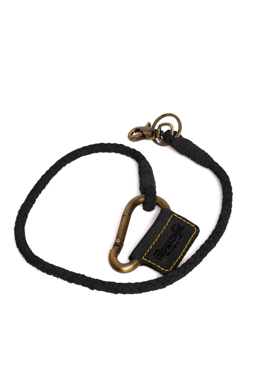 Trip Machine Braided Key Chain (Black)