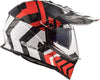 LS2 MX 436 Pioneer Xtreme Matt Black Red Helmet, Full Face Helmets, LS2 Helmets, Moto Central