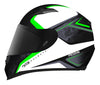 AXOR JARVIS Spirit Dull Black Green, Full Face Helmets, AXOR, Moto Central