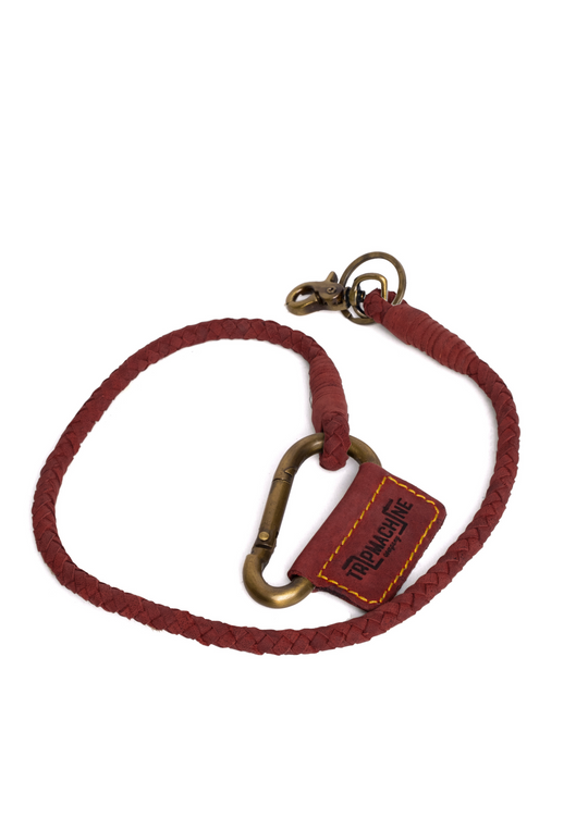 Trip Machine Braided Key Chain (Cherry Red)