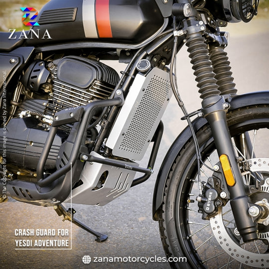 ZANA YEZDI ADVENTURE LEG GUARD WITH SLIDER BLACK (LOWER) (ZI-8168)