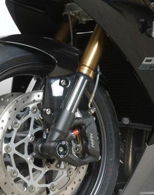 R&G Racing Fork Protectors (Pair) '13'17 Triumph Daytona 675 R, '13'17 Street Triple (FP0132BK)