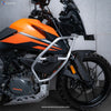 ZANA CRASH GUARD WITH SLIDER KUSTOM SILVER KTM 250/390 ADV (ZI-8122)