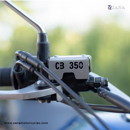 ZANA FRONT FLUID RESERVOIR OIL COVER FOR HONDA CB 350 ALUMINIUM (ZI-8235)