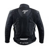 Tarmac Corsa Level 2 + PU Chest protectors Riding Jacket (Black) + Combo Offer FREE Tarmac Tex Black gloves