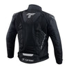 Tarmac Corsa Level 2 + PU Chest protectors Riding Jacket (Black) + Combo Offer FREE Tarmac Tex Black gloves