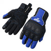Tarmac Tex Riding Gloves (Black Blue)