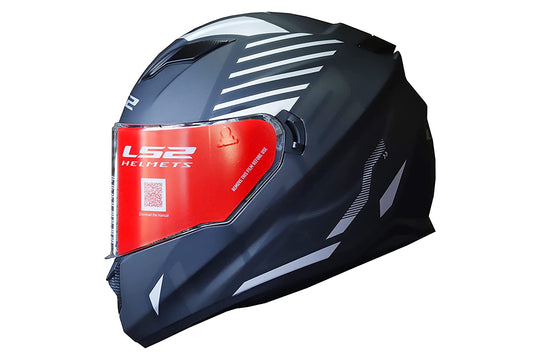 LS2 FF320 REVOLVE Gloss Black Black 7C Helmet