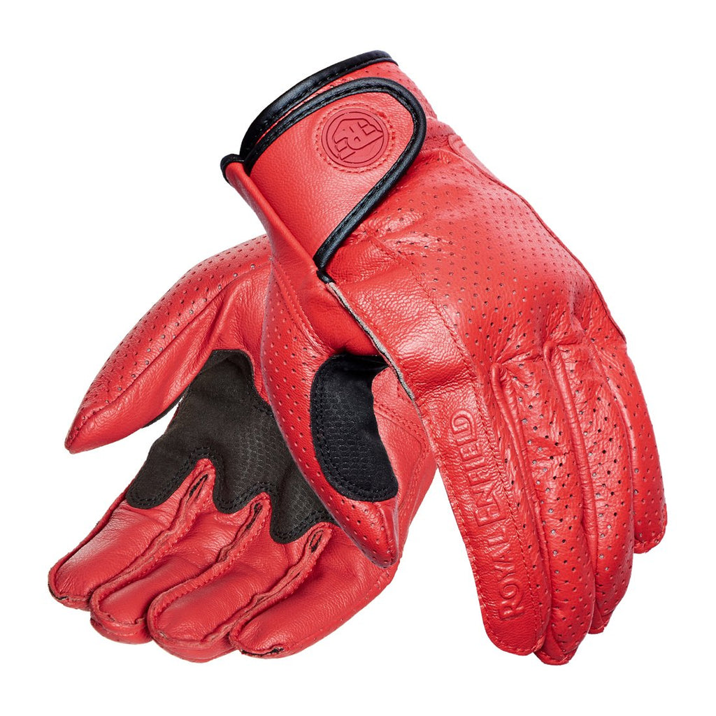 Royal Enfield Summer Riding Gloves (Red)