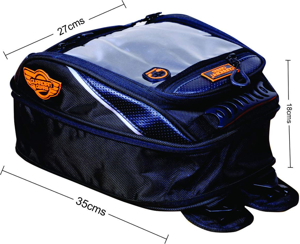 Guardian Gears Shark Mini Universal 18L Tank Bag with (Rain Covers) Moto Central