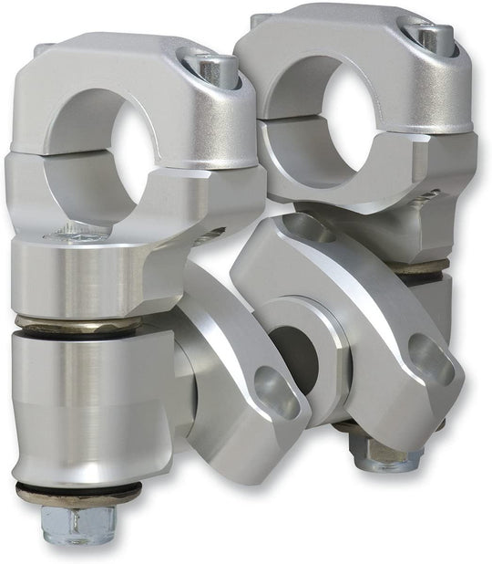 Rox Pivoting Anti Vibe Handlebar Risers 51mm Rise, 32mm Handlebar Anodized Aluminum (1R-AV2GSA)