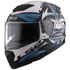 LS2 FF390 BREAKER DARK STAR Matt Blue White Helmet