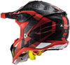 LS2 MX700 SUBVERTER Evo Straighter Matt Red Black Hi Viz Helmet