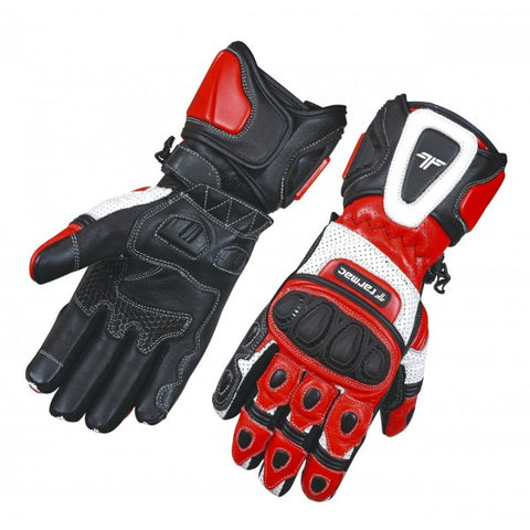 Tarmac Rapid Riding Gloves (Black White Red)