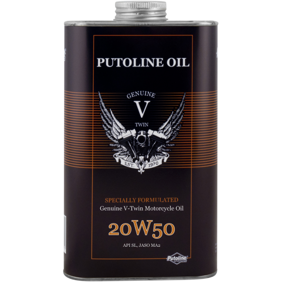 Putoline V-TWIN 20W-50 Motorcycle Synthetic Oil, Bike Care, Putoline, Moto Central