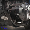ZANA BASH PLATE BLACK FOR CB350 H'NESS (ZI-8065)