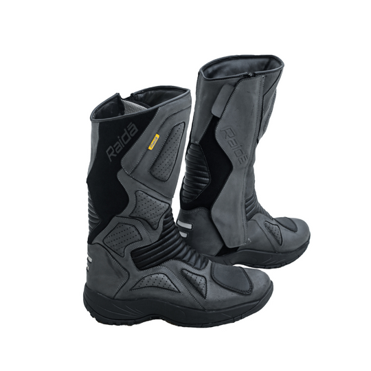 Raida Explorer Motorcycle Boots Grey