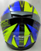 LS2 FF 320 Stream Evo Path Gloss Black Blue Yellow Helmet, Full Face Helmets, LS2 Helmets, Moto Central