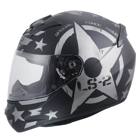 LS2 FF 352 Matt Black Combat Helmet
