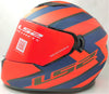 LS2 FF320 Rex Matt Black Orange Helmet