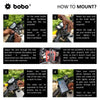 BOBO Claw-Grip Aluminium Bike Phone Holder (with 2.5A USB charger) Motorcycle Mobile Mount