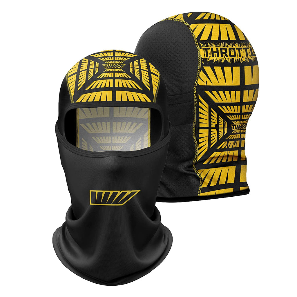 Tiivra Throttler Solo Balaclava (Black Yellow)