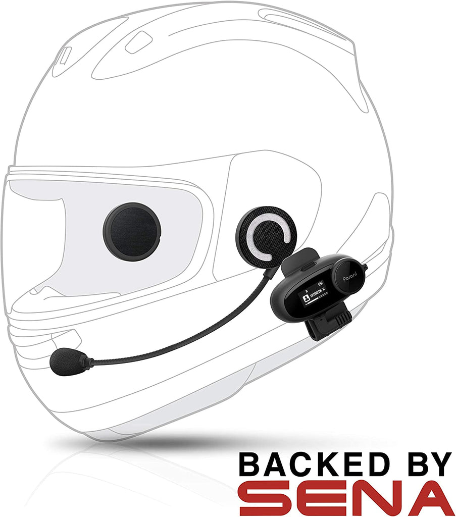 PARANI M10 Boom Motorcycle Intercom Bluetooth Communication System ...
