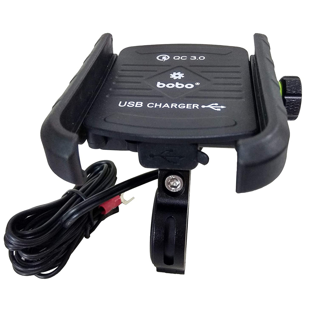 MH Moto Waterproof Motorcycle Handlebar QC3.0 USB PD Fast Charging Phone  Charger Holder