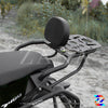 ZANA TOP RACK TYPE-1 BLACK WITH PLATE COMPATIBLE WITH PILLION BACKREST DOMINAR (2017-18) (ZI-5067)