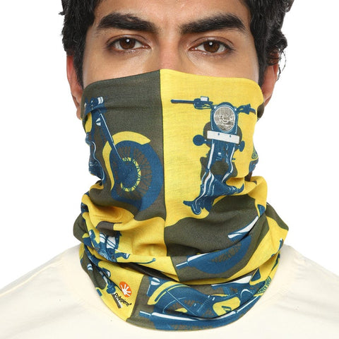 Royal Enfield Hit The Road Headgear (Teal Yellow)