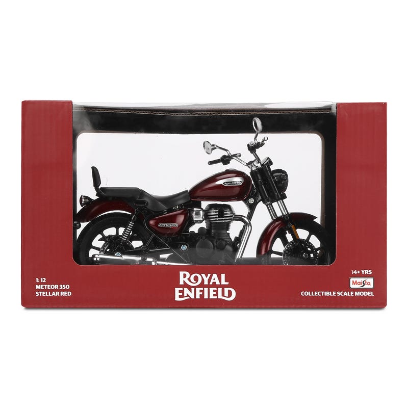 Royal Enfield Scale Model Meteor 350 Stellar Red Moto Central