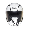 Royal Enfield Lightwing Gloss Black White Helmet