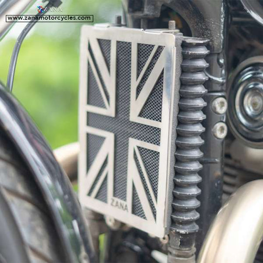 ZANA UK FLAG GLOSSY SILVER GT/INTERCEPTOR 650 (ZI-7053a)