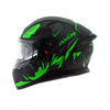 AXOR Apex Hunter Matt Black Neon Green Helmet