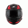 AXOR Apex Hunter Matt Black Red Helmet