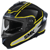 SMK Typhoon Aegis Gloss Black Grey Yellow (GL264) Helmet
