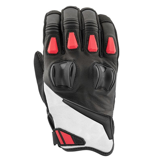 JOE ROCKET Atomic Gloves (White Red Black)