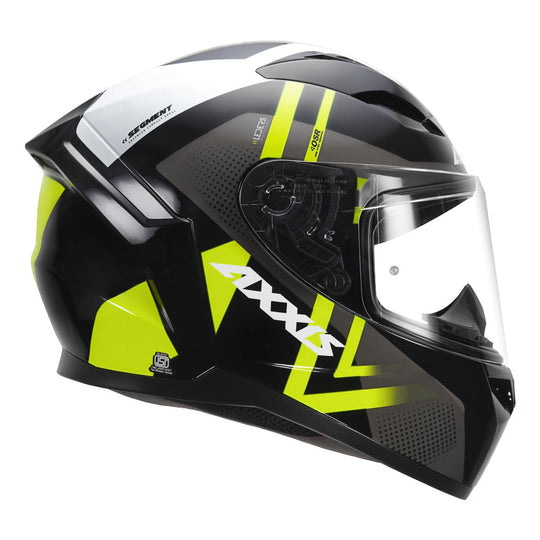 AXXIS Segment Leders Gloss Fluro Yellow Helmet