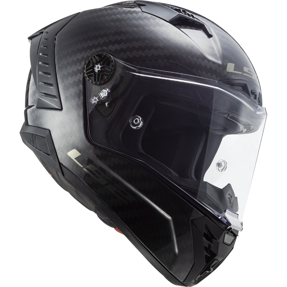 LS2 FF805 THUNDER Carbon GP Racing Solid Gloss Helmet (FIM Certified ...