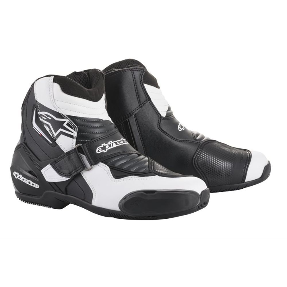 Alpinestars SMX-1 R Black White Boots - Main Image