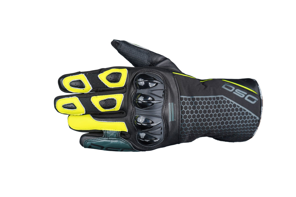 DSG Hydro V2 Glove (Black Fluro Yellow)