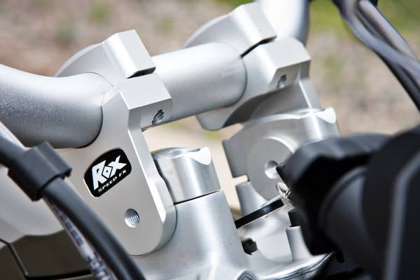 Rox Pivoting Handlebar Risers 51mm Rise, 32mm Handlebar Anodized Alumi ...