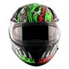 AXOR Apex Beast Gloss Black Green Helmet