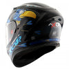 AXOR Street ZAZU Gloss Black Blue Helmet