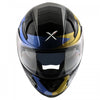 AXOR Apex Chrometech Gloss Black Blue Helmet