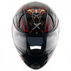 AXOR Apex Tiki Gloss Black Red Helmet