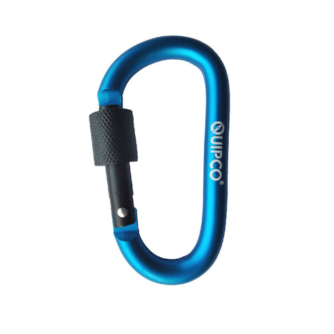 QUIPCO Coral Screwgate Accessory Carabiner 8cms (Blue)