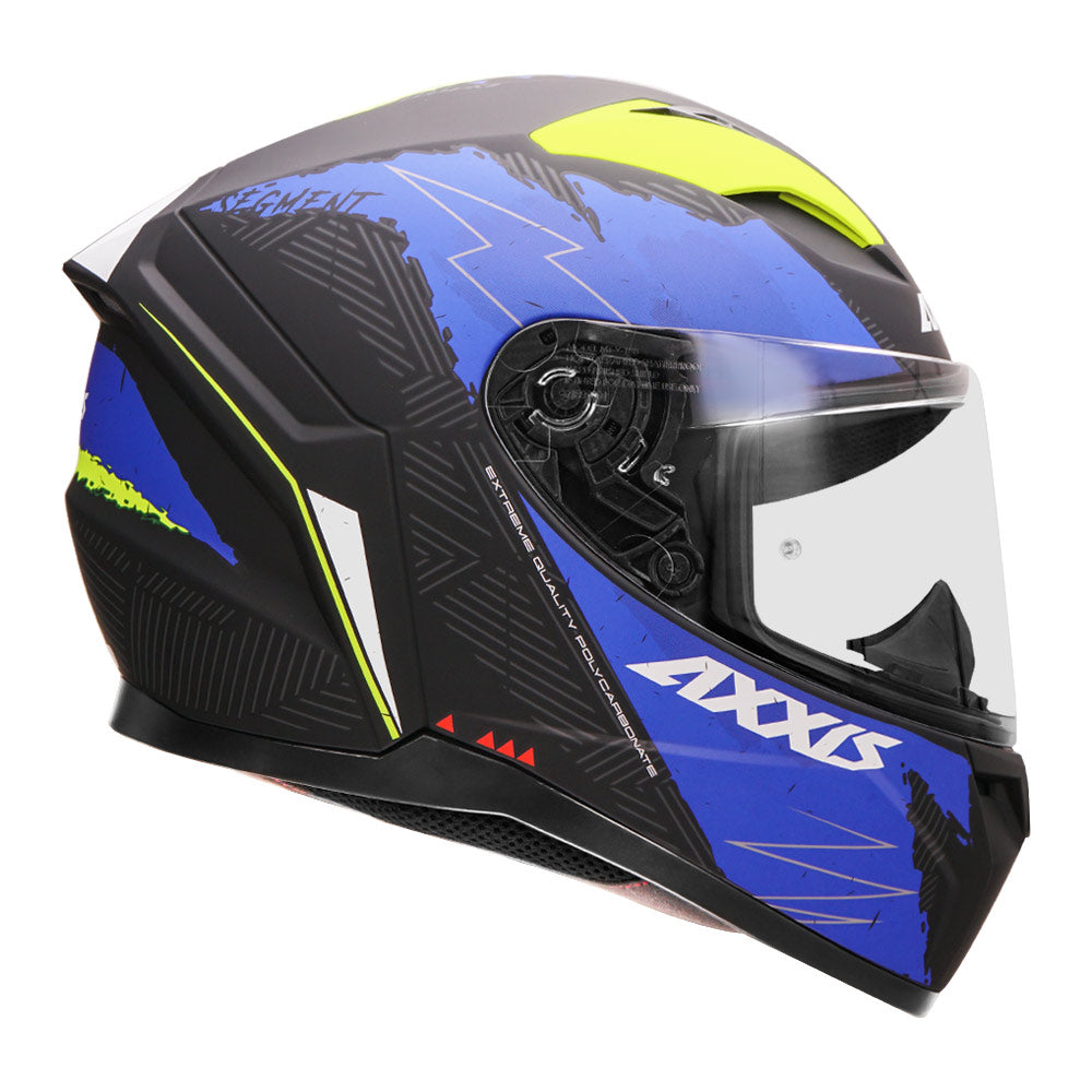 AXXIS Segment Now Matt Blue Helmet