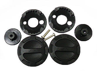 SMK Spare Visor Side Pivot Kit for Cooper, Swing, Sirius and Pheonix Helmets