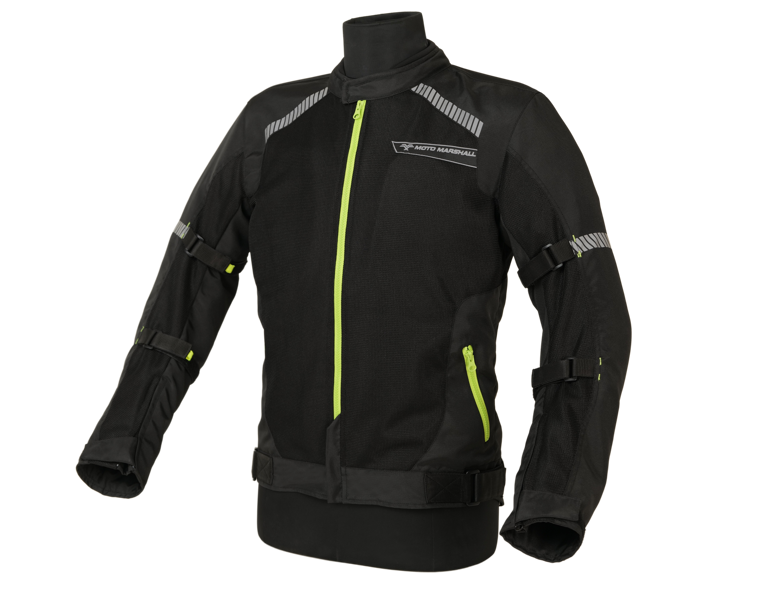 Moto Marshall Valor 2.0 All Weather Riding Jacket (Black Neon)